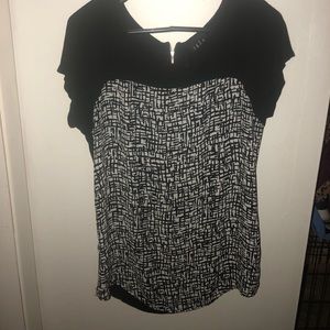Black with pattern top